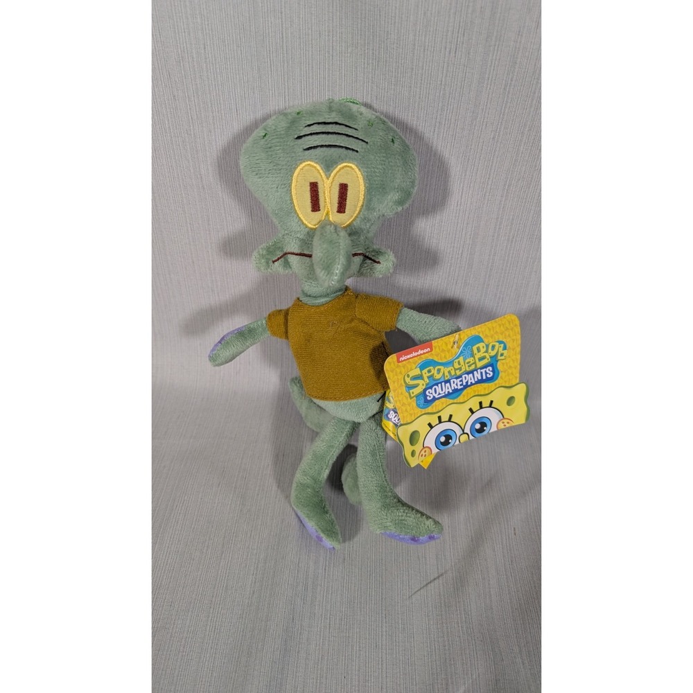 NEW Nickelodeon SpongeBob Square Pants Plush Stuffed Toy 9" - Squidward